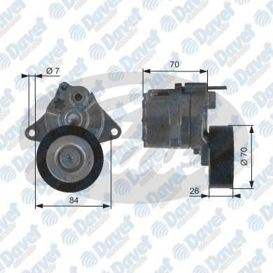 GATES T38415 Alternator Gergi Rulmani Kutuklu Mb C Serisi W203 Sprinter 2 Vito 111-115cdi 03->